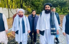 امیر خان متقی از زمین اختصاص‌ یافته برای ساخت سفارت افغانستان در مسکو بازدید کرد