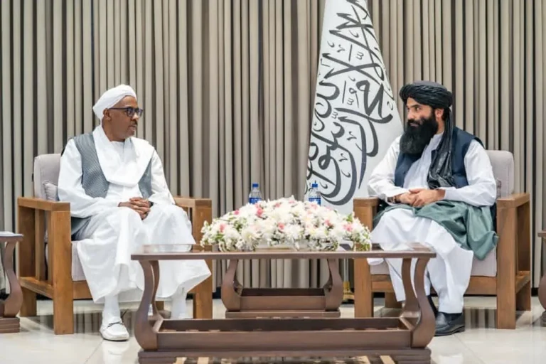 دیدار سراج‌الدین حقانی با نماینده ویژه سازمان همکاری اسلامی در کابل
