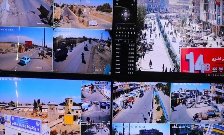 نصب دهها دوربین امنیتی در شهر شرنه ولایت پکتیکا