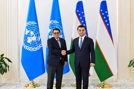وضعیت افغانستان در دیدار رییس مجمع عمومی سازمان ملل با وزیر خارجۀ اوزبیکستان بررسی شد